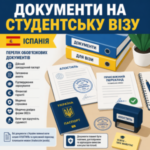 студентська віза в Іспанію повний перелік обов'язкових документів та легалізація