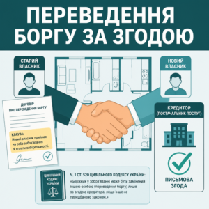 Коли можливе переведення комунального боргу на нового власника за домовленістю сторін і кредитора.