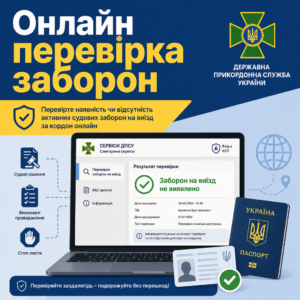 Проверка запрета выезда за границу онлайн через сервисы ДПСУ