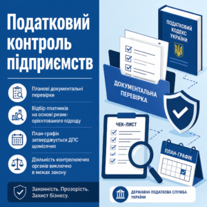 Документальні перевірки контролюючих органів та критерії плану ДПС