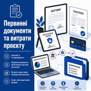 Вимоги до первинних документів та підтвердження витрат стартапу
