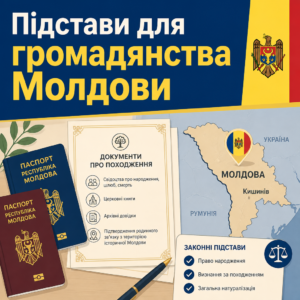 Законні підстави отримати громадянство Молдови для українців