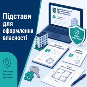 Юридичні підстави та оформлення права власності на нерухоме майно