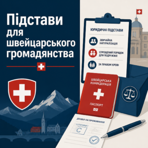 Отримання громадянства Швейцарії та основні юридичні підстави для іноземців
