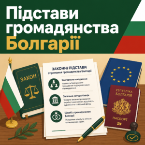 законні підстави як отримати громадянство Болгарії