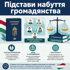 громадянство Угорщини підстави набуття та юридичні умови