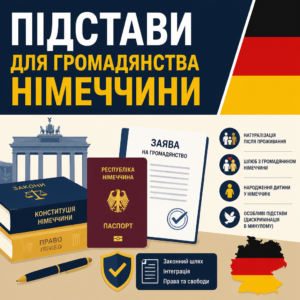 Законні підстави та способи отримати громадянство Німеччини для іноземців