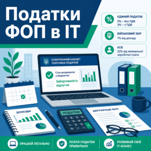 Податки для ІТ-бізнесу та розмір ставок для ФОП 3 групи
