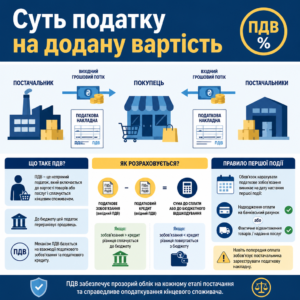 податок на додану вартість його суть та нарахування