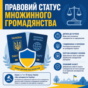 Подвійне громадянство дітей до 18 років у правовідносинах з Україною