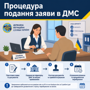 Подача заявления в подразделение ДМС чтобы продлить туристическую визу