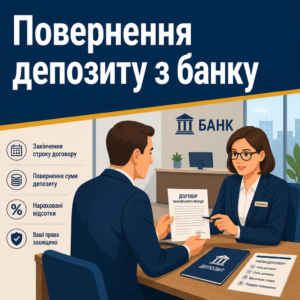Порядок повернення депозиту з банку після закінчення строку договору