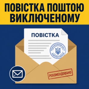 Дії якщо виключеному з військового обліку надійшла повістка поштою