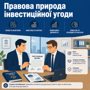 Інвестиційний договір та особливості узгодження умов проєкту
