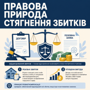 Правова природа та відшкодування збитків за нормами цивільного законодавства