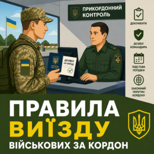 Законні правила перетину кордону для військовослужбовців під час воєнного стану