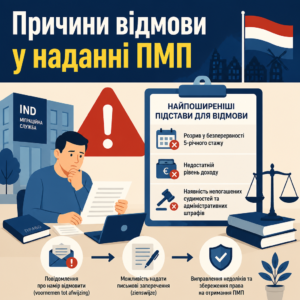 Підстави для відмови у видачі ПМП у Нідерландах