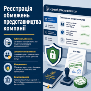 Фіксація правил представництва юридичної особи в державному реєстрі