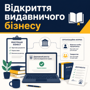 реєстрація видавництва та вибір організаційної форми для книги