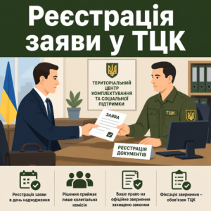супровід отримання відстрочки та порядок реєстрації документів у тцк