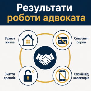 Результати роботи адвоката з банкрутства: захист житла та зняття арештів