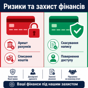 Адвокат у Львові захищає у кредитних спорах та скасовує арешти