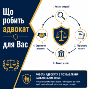 Адвокат з позбавлення батьківських прав у Запоріжжі представництво в суді