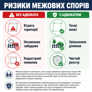 Ризики без адвоката по земельним питанням у Києві