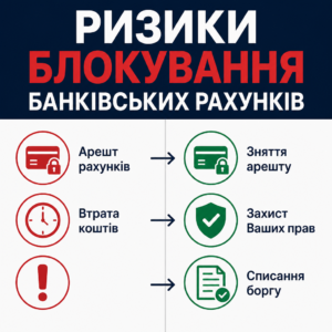 Скасування арештів з рахунків адвокат у Полтаві