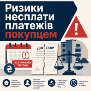 Ризики продавця при несплаті за договором продажу квартири в розстрочку