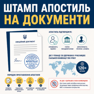 Порядок проставления апостиля на официальные документы для использования за рубежом