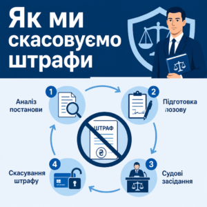 Військовий юрист Київ скасування штрафів ТЦК та зняття з розшуку