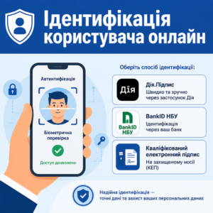 Способи електронної ідентифікації щоб замовити витяг про несудимість