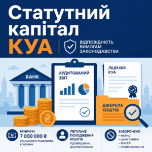 ліцензія КУА статутний капітал та джерела коштів