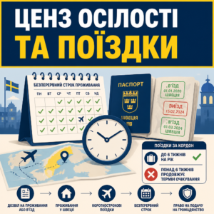 Підрахунок безперервного строку проживання для громадянства Швеції