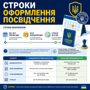Строки видачі та процедура при втраті закордонного паспорта за кордоном