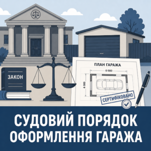 Узаконення гаража на власній ділянці через судовий процес