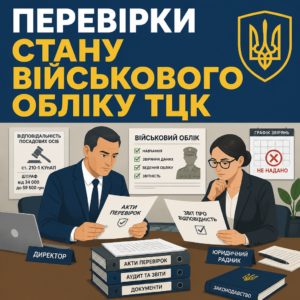 Відповідальність керівника підприємства за порушення правил військового обліку