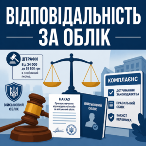 Штрафи та відповідальність роботодавця за порушення військового обліку