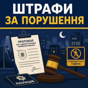 Відповідальність та штрафи за порушення комендантської години в Україні