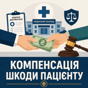 Відшкодування шкоди за лікарську помилку та неякісне лікування