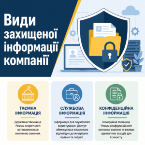 Правовий захист комерційної таємниці та розмежування видів конфіденційних даних підприємства