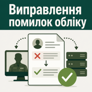 Підстави для зняття розшуку та виправлення помилкових даних у ТЦК