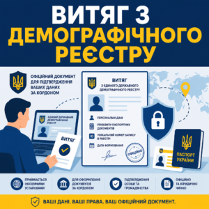 Официальный вытяг из ЕГДР дистанционно для подтверждения данных за границей