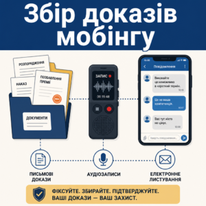 Як довести факт мобінгу та зібрати докази психологічного тиску