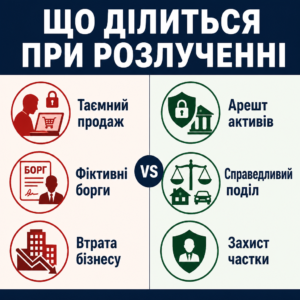 Яке майно підлягає поділу при розлученні адвокат київ