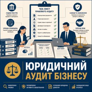 Юридичний аудит та порівняння способів передачі бізнесу