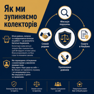 Захист від психологічного тиску колекторів та дзвінків родичам