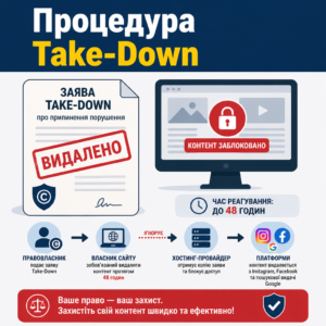 Заява Take-Down про видалення контенту