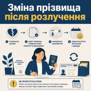 Зміна прізвища та документів після розірвання шлюбу